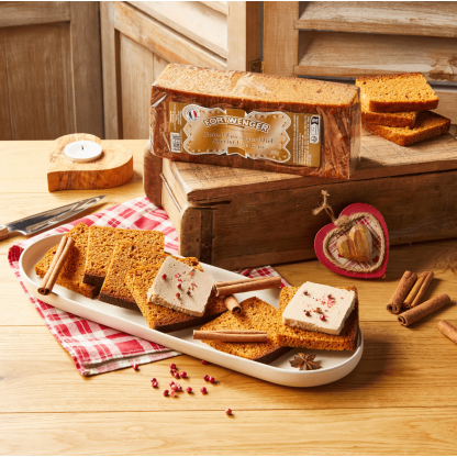 Pain d'épices pur miel spécial foie gras 300g