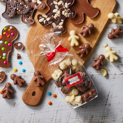Assortiment mini Mannele - Chocolat lait et blanc 200g Assortiment mini Mannele - Chocolat lait et blanc 200g