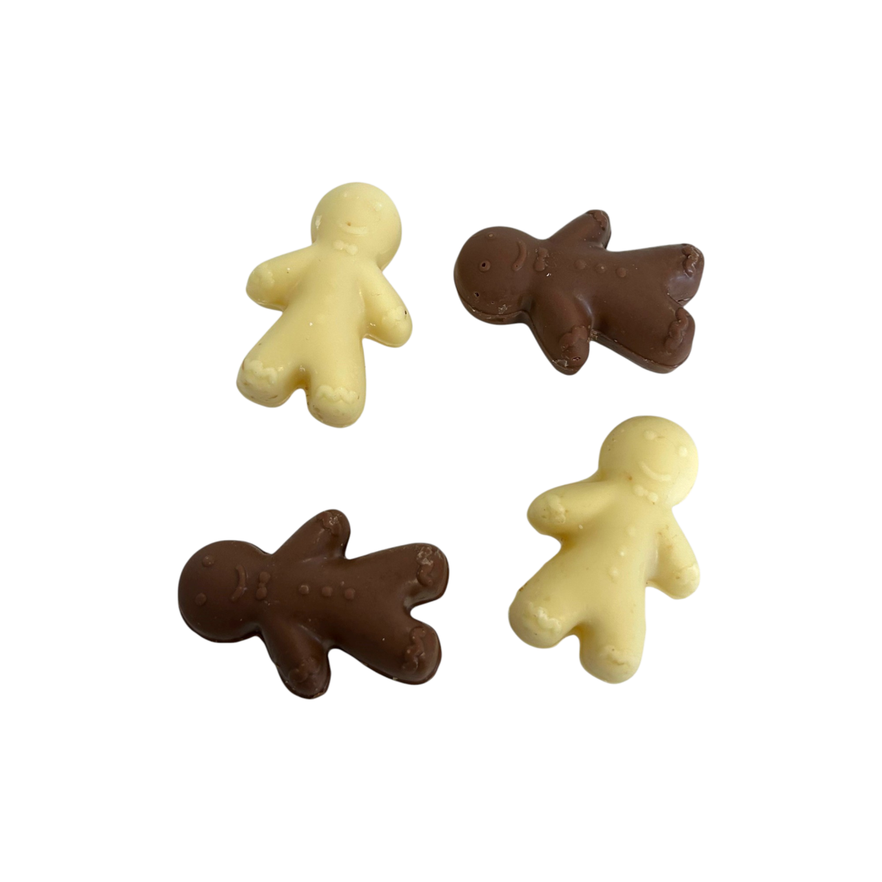 Assortiment mini Mannele - Chocolat lait et blanc 200g