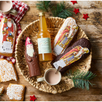 Saint Nicolas - Chocolat au lait pétillant 100g