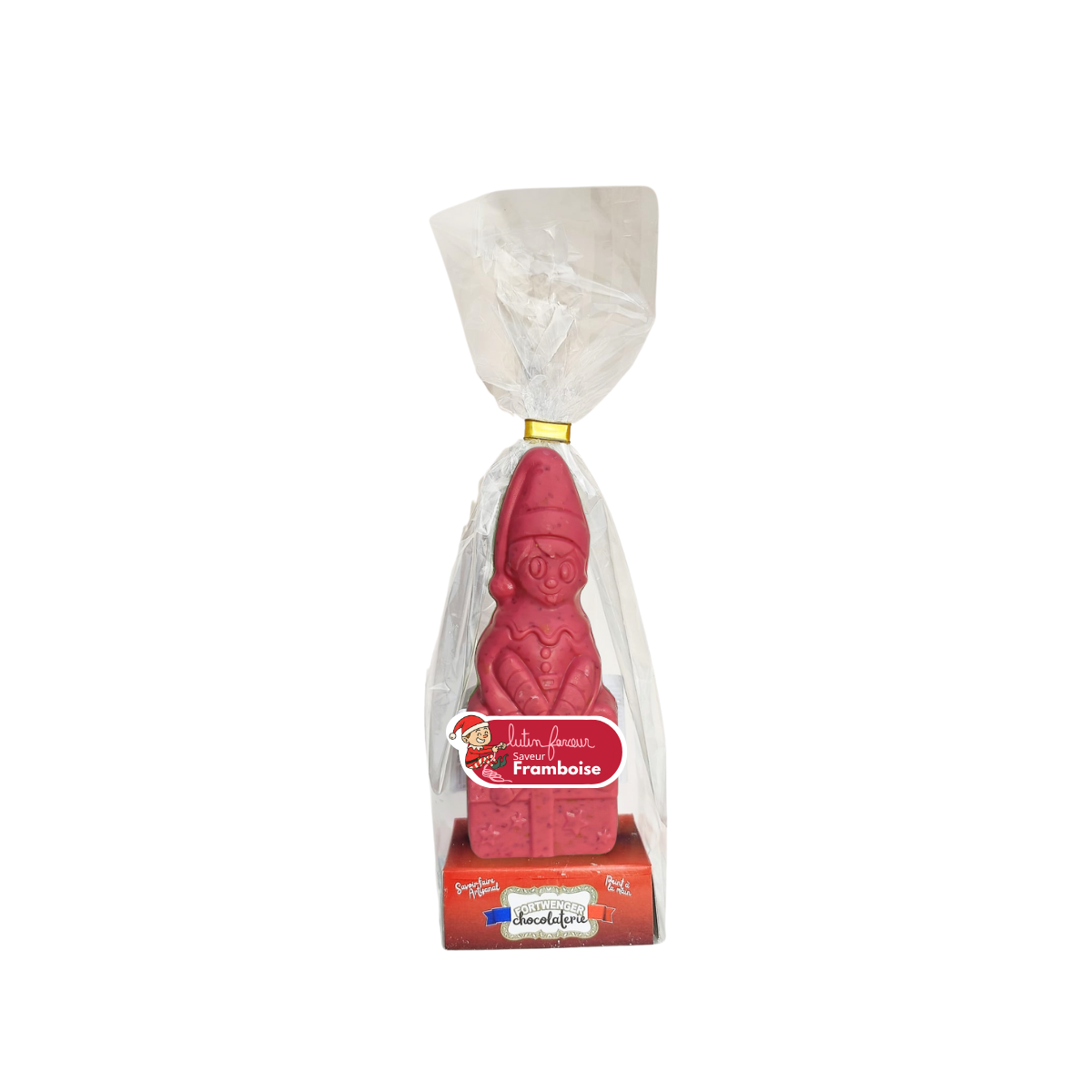 Lutin farceur chocolat blanc & framboise 100g