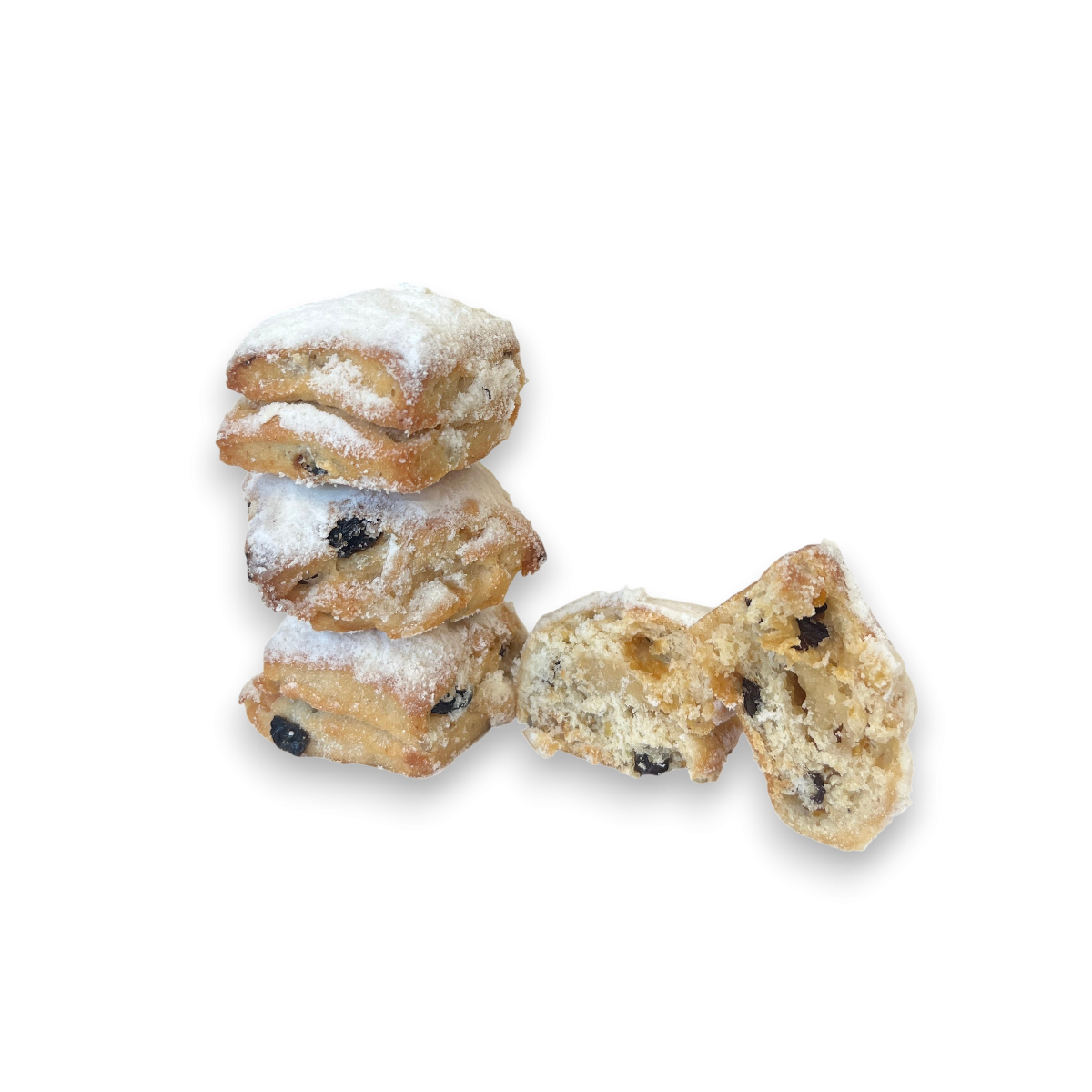 Bouchées de stollen pâte d'amandes 215g