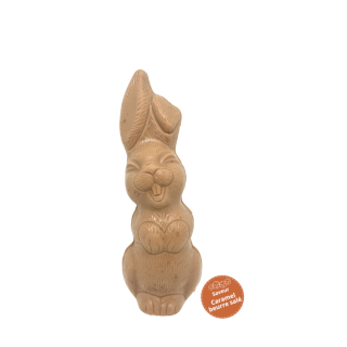 Lapin souriant - chocolat blanc et caramel beurre salé 100g