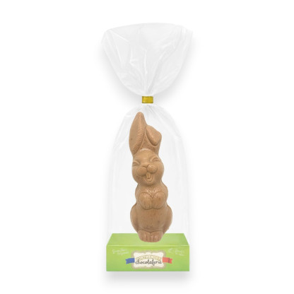 Lapin souriant - chocolat blanc et caramel beurre salé 250g