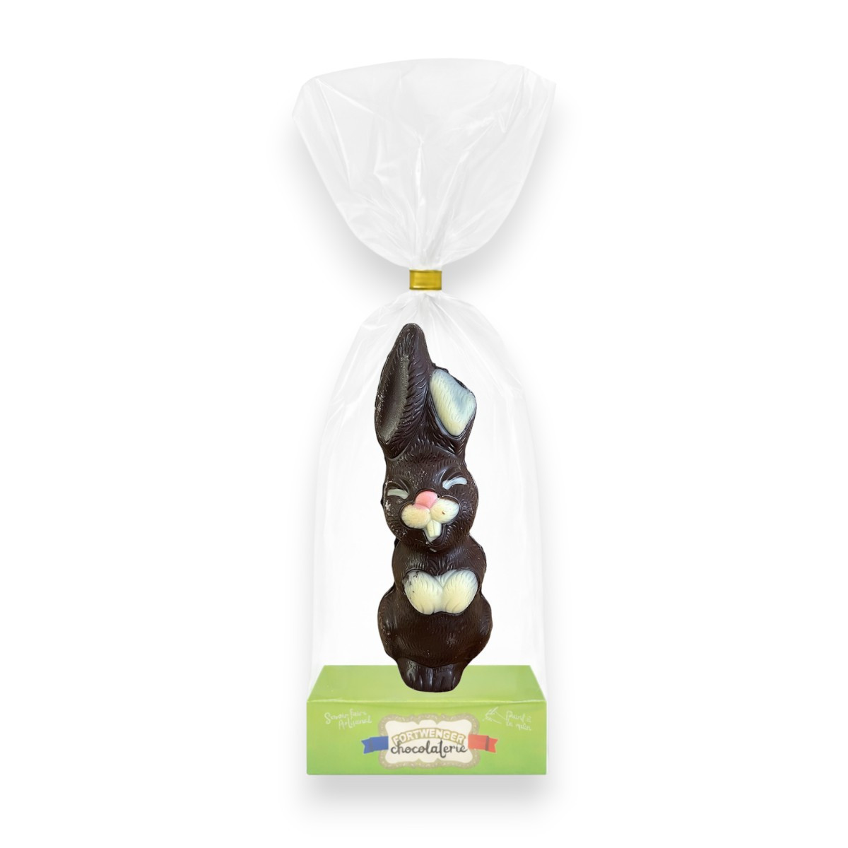 Lapin souriant - Chocolat noir 250g