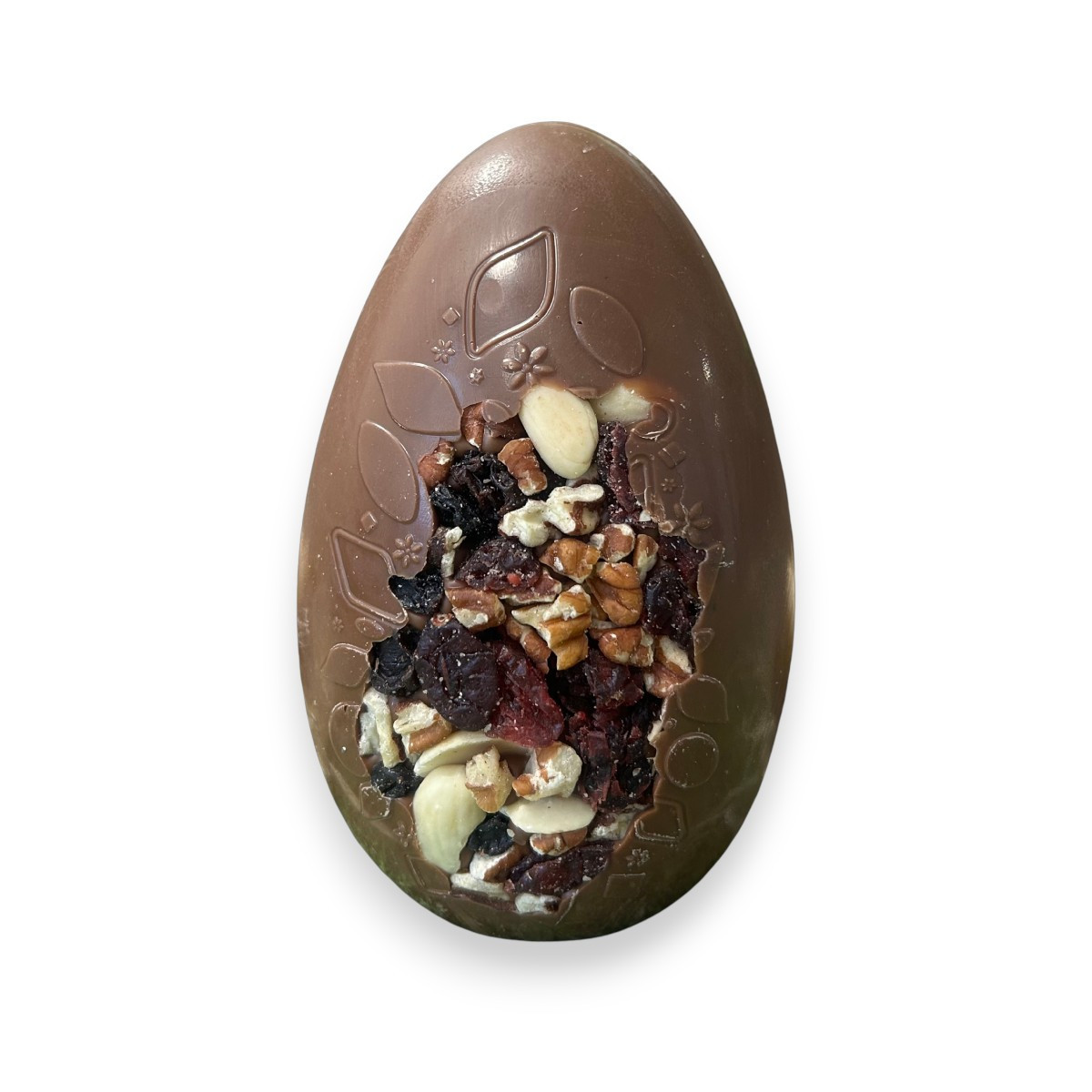 Œuf création mendiant 13 cm - Chocolat lait 150g