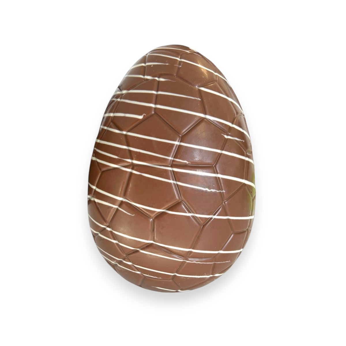Œuf rayures 20 cm - Chocolat lait 320g