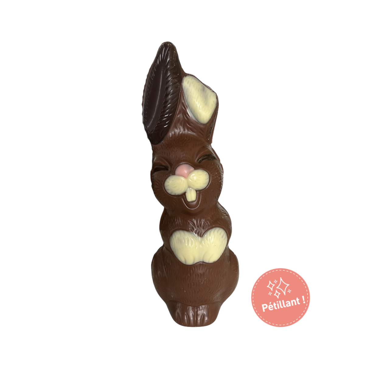 Lapin souriant - Chocolat lait Pétillant 100g