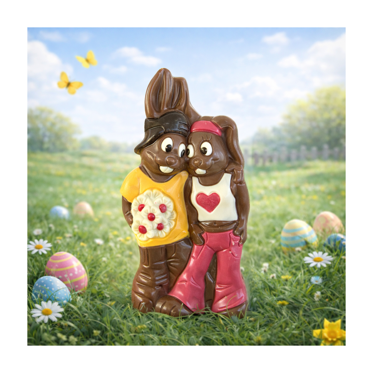 Lapins amoureux - Chocolat lait 225g