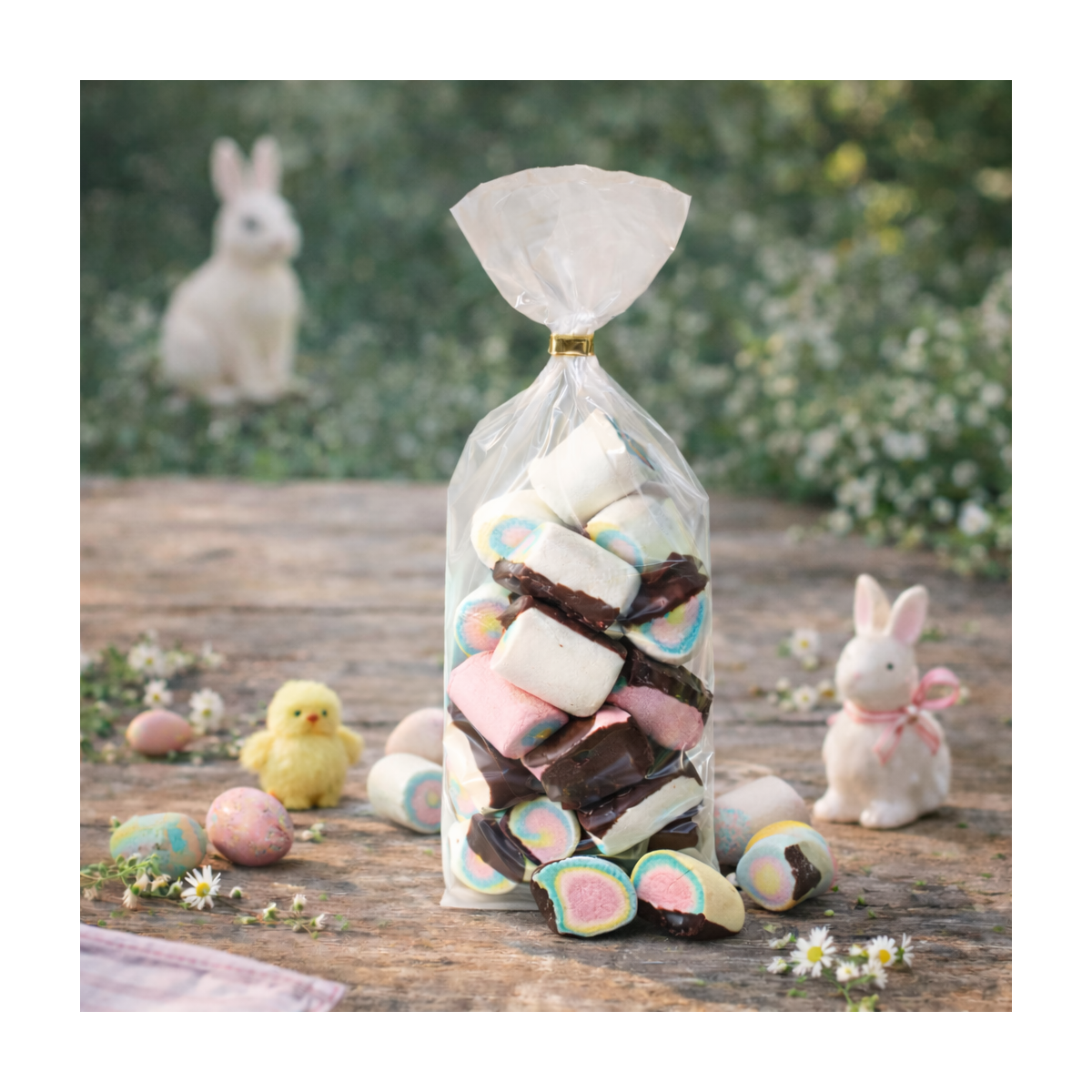 Guimauve mini sur fond choco 150g