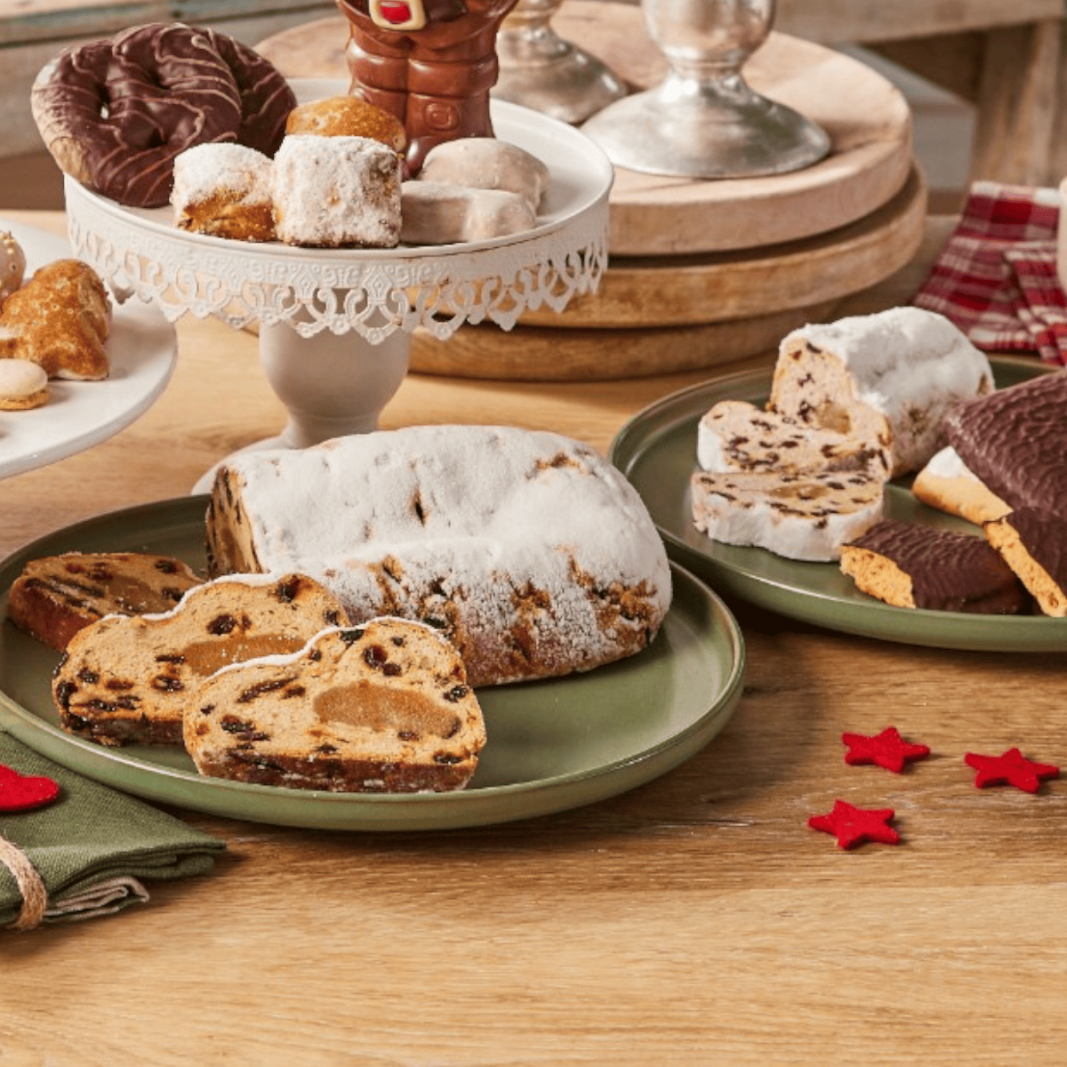 Stollen aux fruits et à la pâte d'amandes 750g