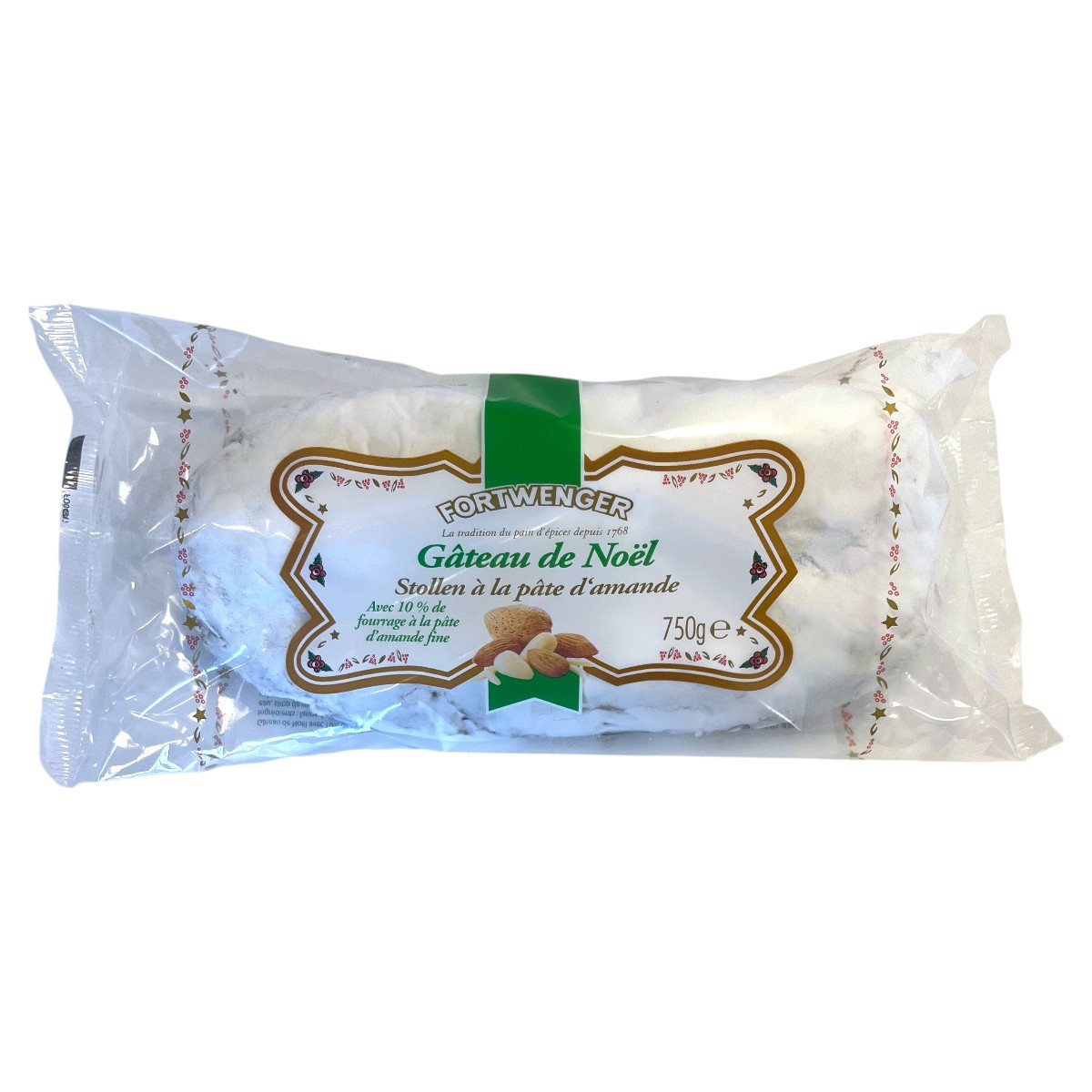 Stollen aux fruits et à la pâte d'amandes 750g