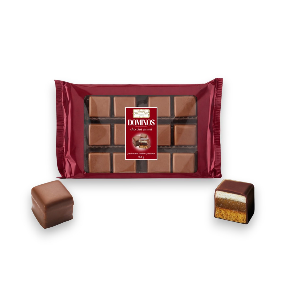 LES DOMINOS chocolat lait 150g