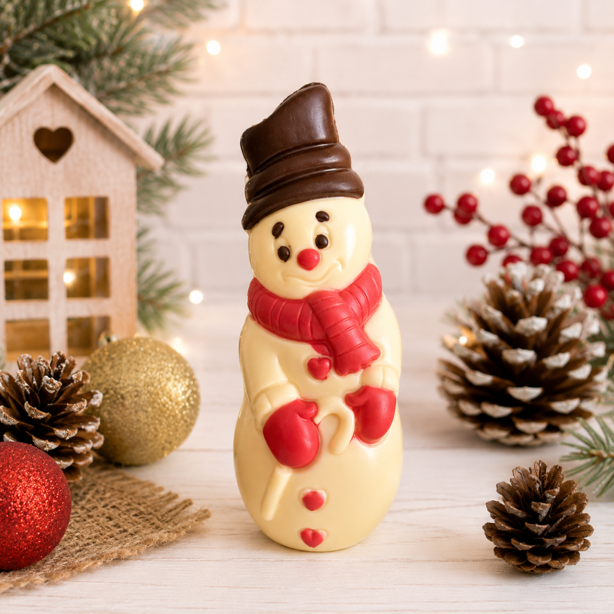 Bonhomme de neige - Chocolat blanc 150g