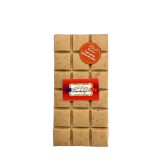 Tablette chocolat blanc - caramel beurre salé 100g