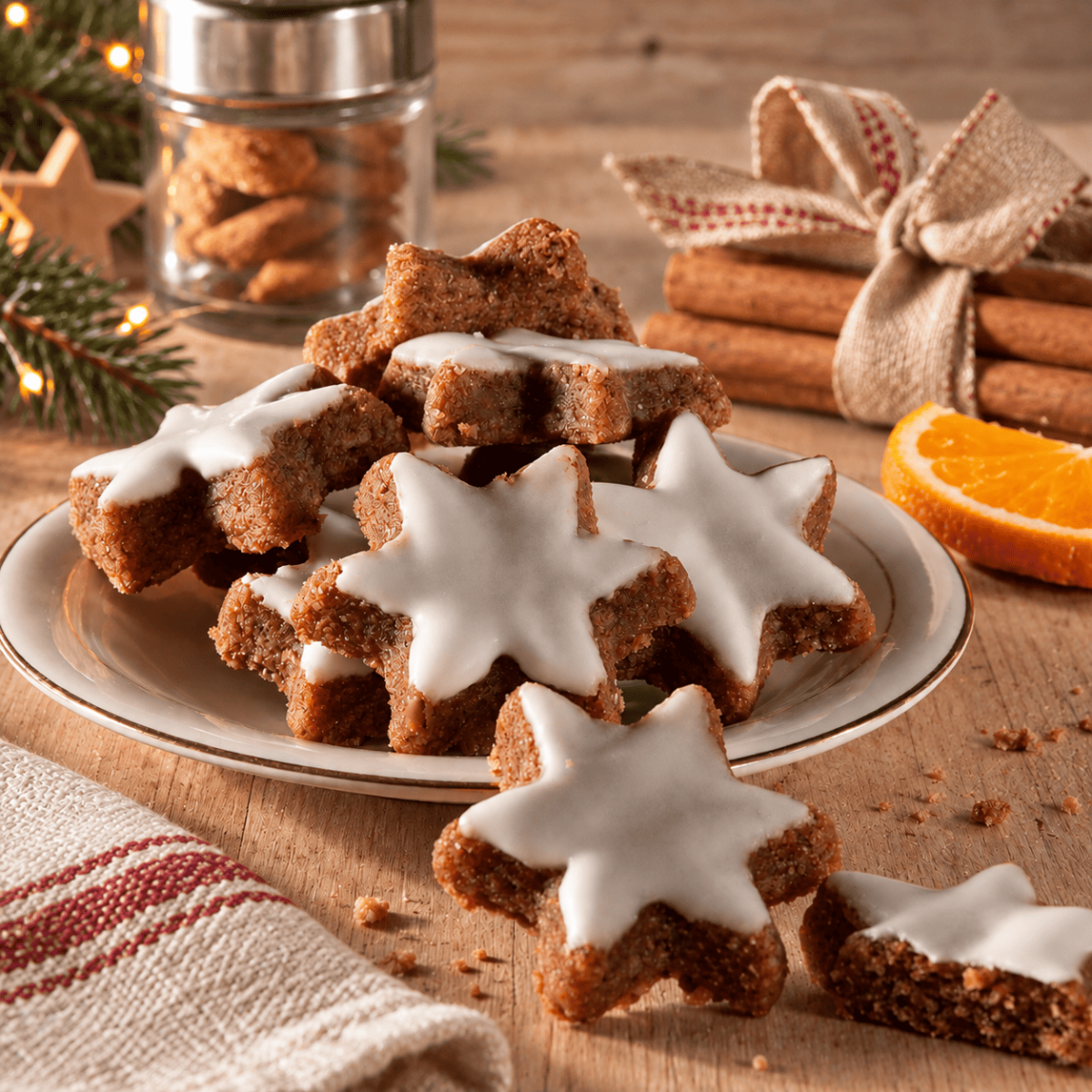 Les étoiles à la cannelle saveur orange 200g