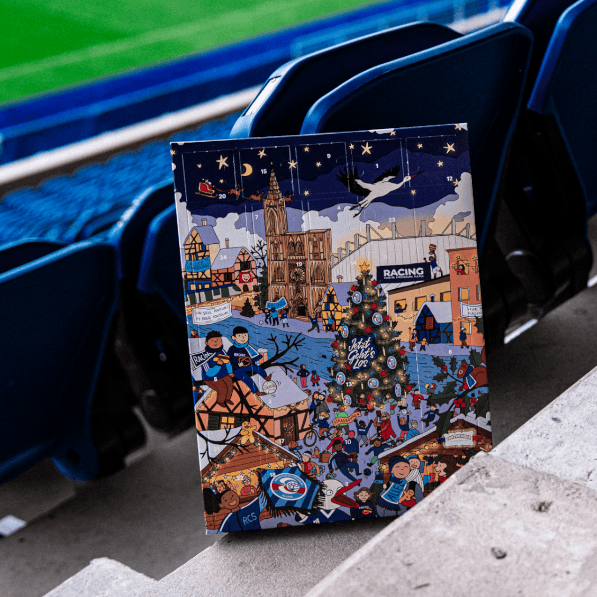 Calendrier de l'avent édition Racing x Femmes de Foot